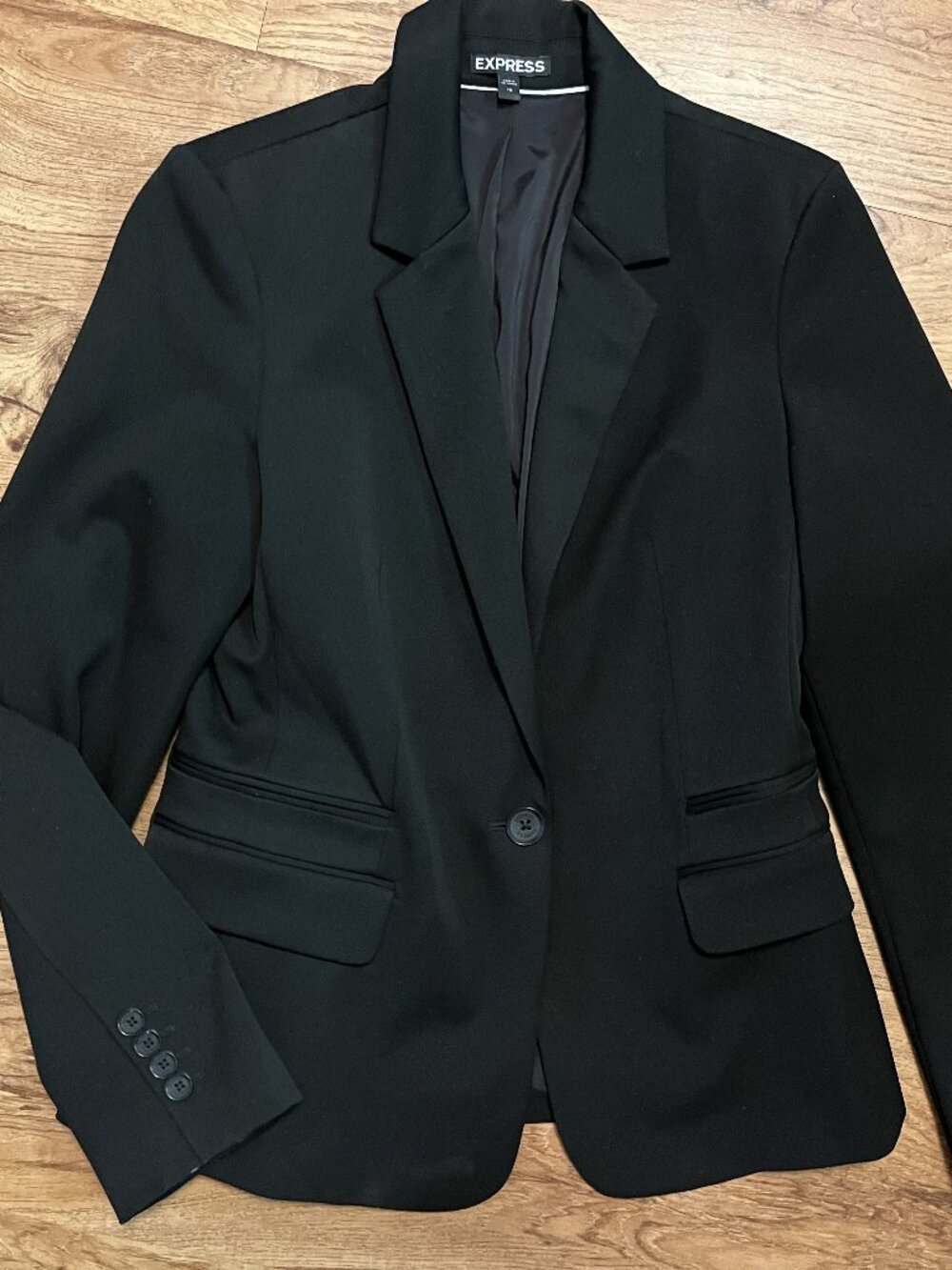Express Women's Black Suit Jacket Coat Blazer